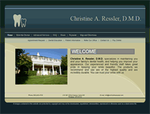 Tablet Screenshot of drchristineressler.com